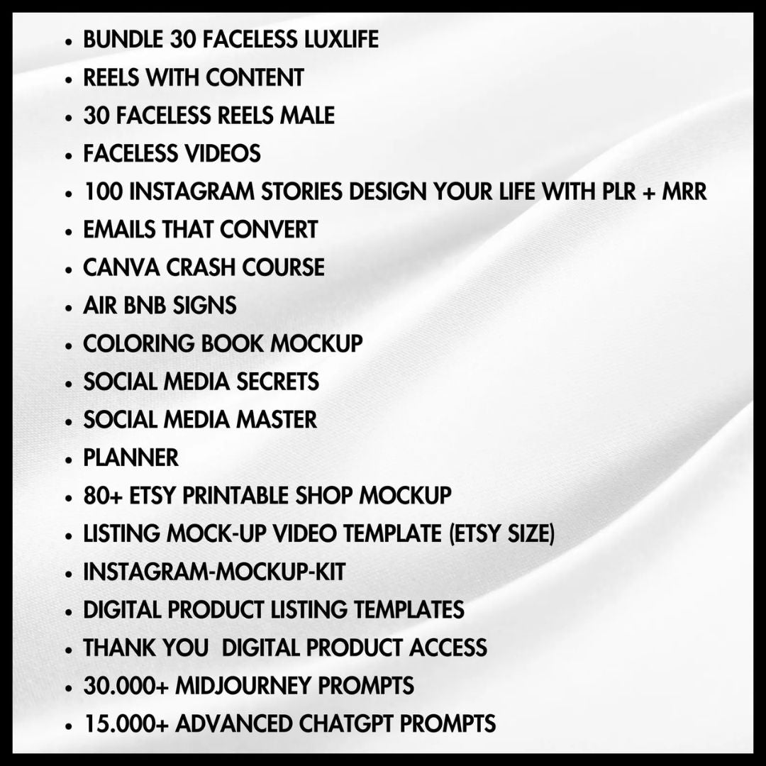 30 Million+ Resell Digital Products Bundle (PLR + MRR)